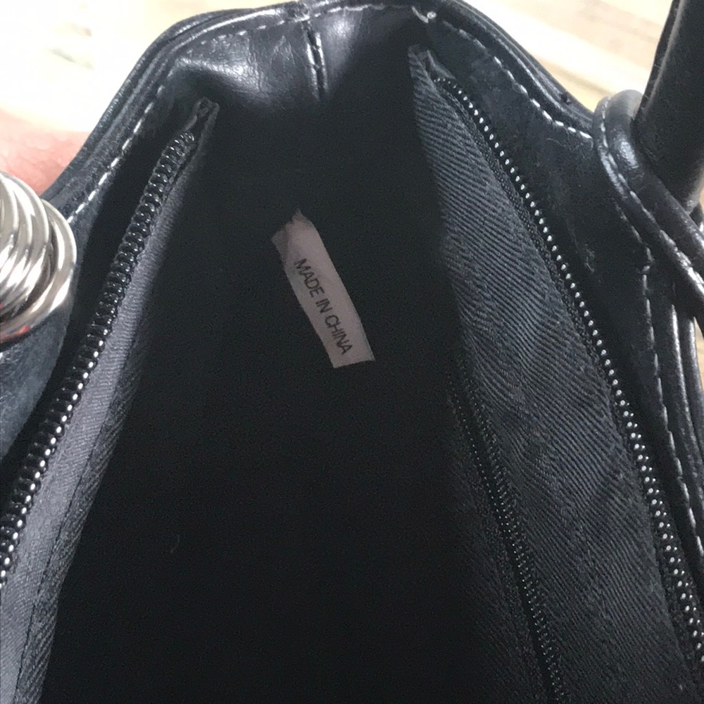 Black leather purse - Picture 5 of 6